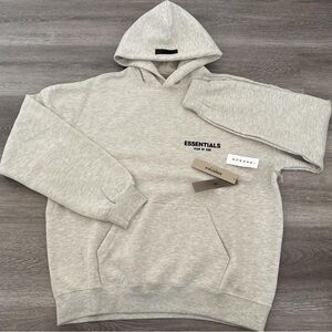 Essentials Light Oatmeal Hoodie